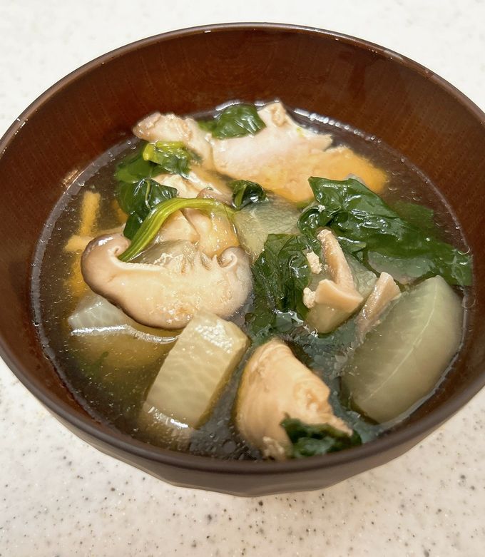 鶏手羽と大根のスープ蒸し