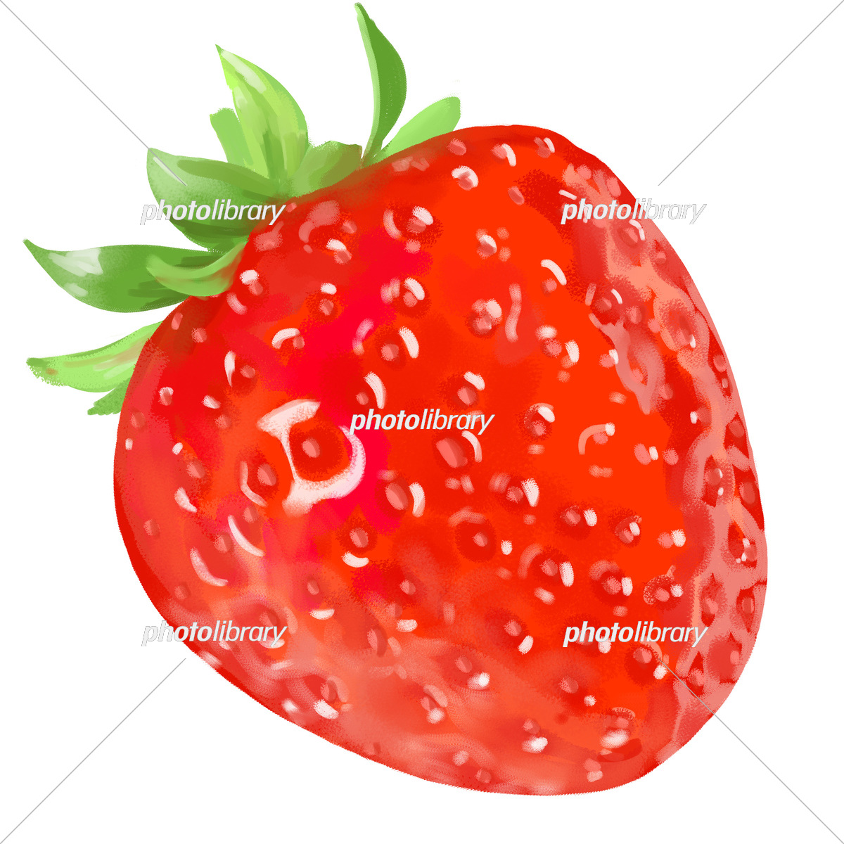 いちごの無料ベクターイラスト素材 - PICaboo!ピカブー！無料ベクターイラスト素材