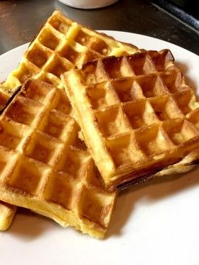 HMで簡単♪サクふわアメリカンワッフル