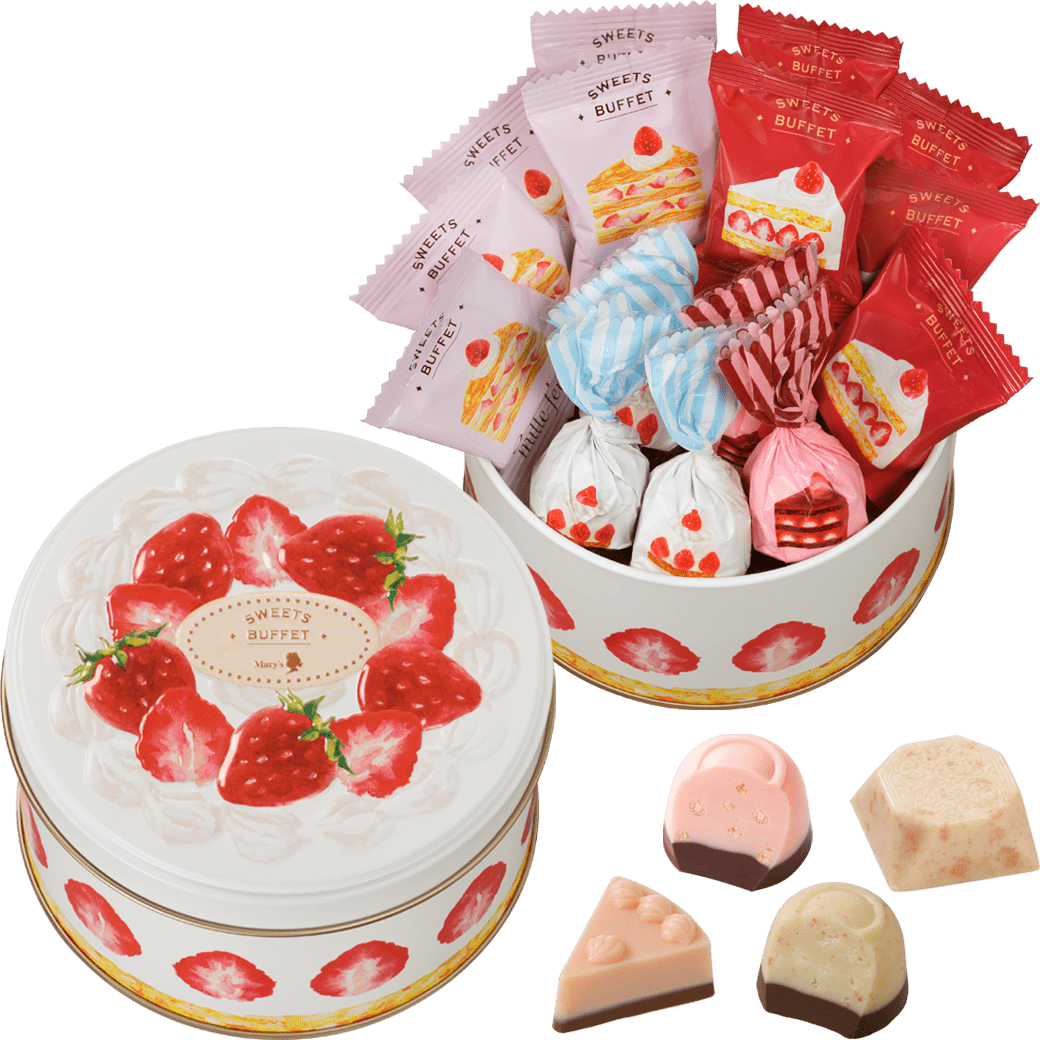 スイーツ ビュッフェ バレンタインコレクション2025メリーチョコレート