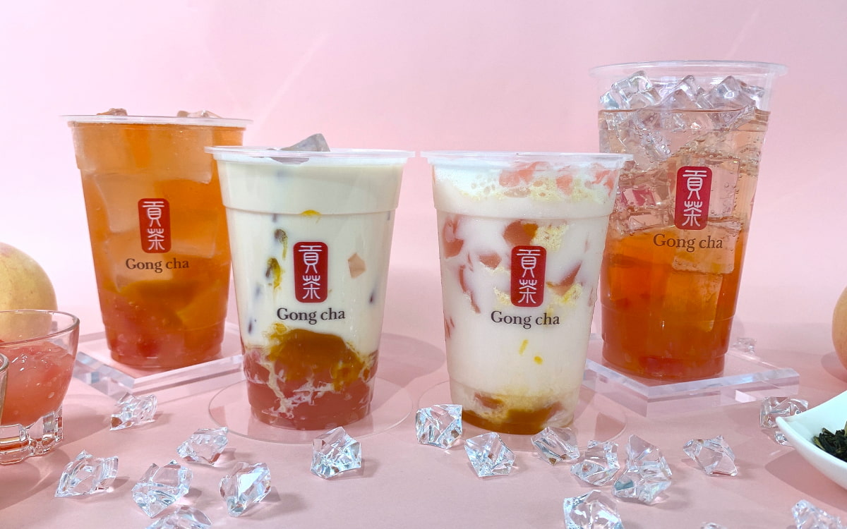 ゴンチャの新作ドリンク「ブルーハワイ」＆「洋梨ベリー」コクのあるミルクティーとシャリッとフローズンで - ファッションプレス