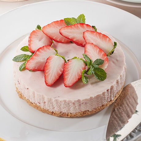 ぶどうのレアチーズケーキ