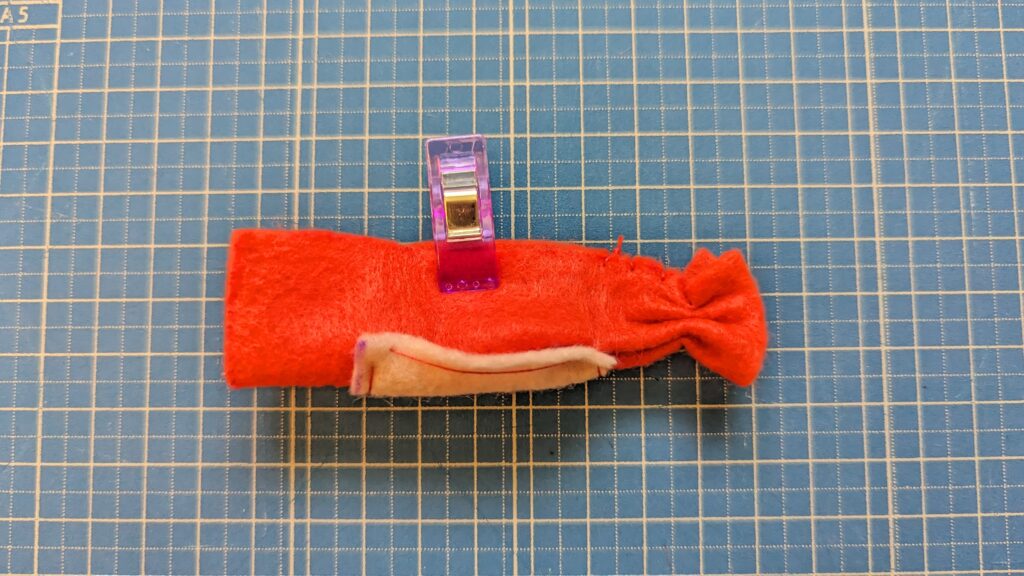 フェルトで作るウインナー 無料型紙＆作り方 手作りおままごと手芸＊あまなつのフェルトキッチン＊