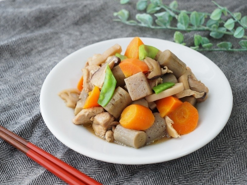 お刺身サラダの献立 副菜：にんじんとツナのごまみそだれ和え、汁物：ふんわりたまごスープ 献立・メニュー 味の素パーク たべる楽しさを、もっと