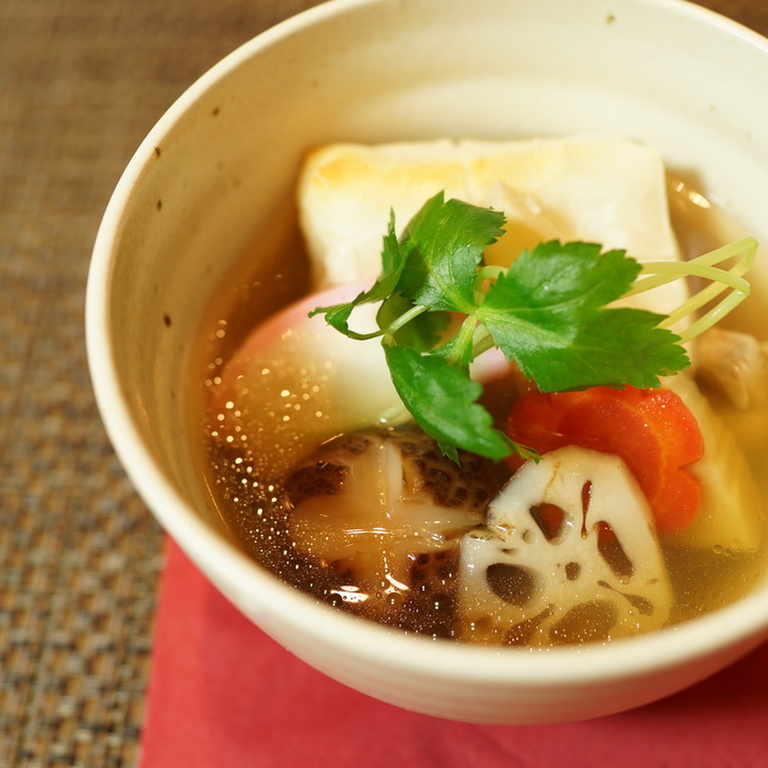 だしを味わうお雑煮 白だしで簡単