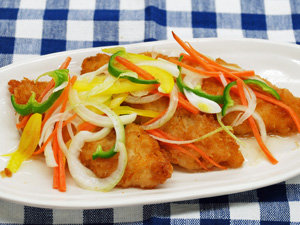 ＊白身魚の南蛮漬け＊