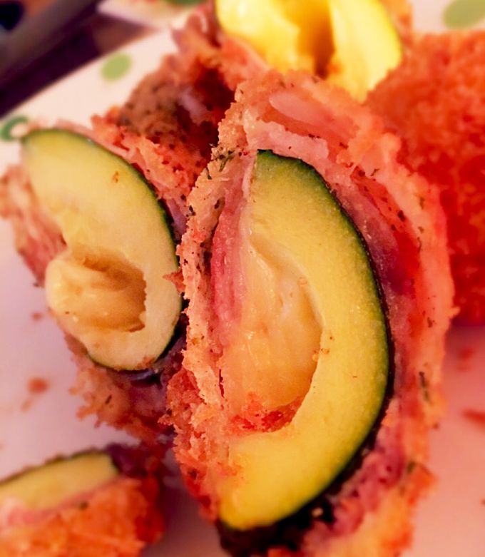 中からとろ〜り♪ 梅しそチーズロールカツ