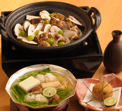 松茸を心ゆくまで堪能するフルコース六本木・日本料理「旬房」