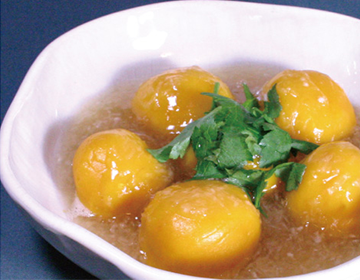 かぼちゃのみたらし団子 老舗和菓子屋さんの味！