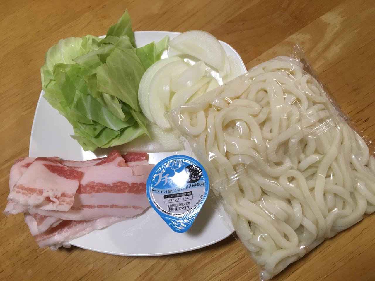 迷ったらこれ！プチッと寄せ鍋で力うどん♪のレシピエバラ食品