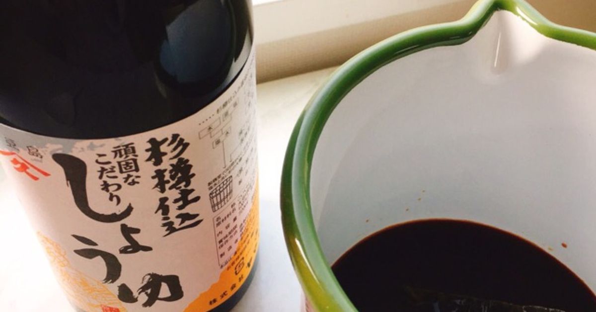 鰹節と昆布で自家製出汁醤油「昆布醤油」