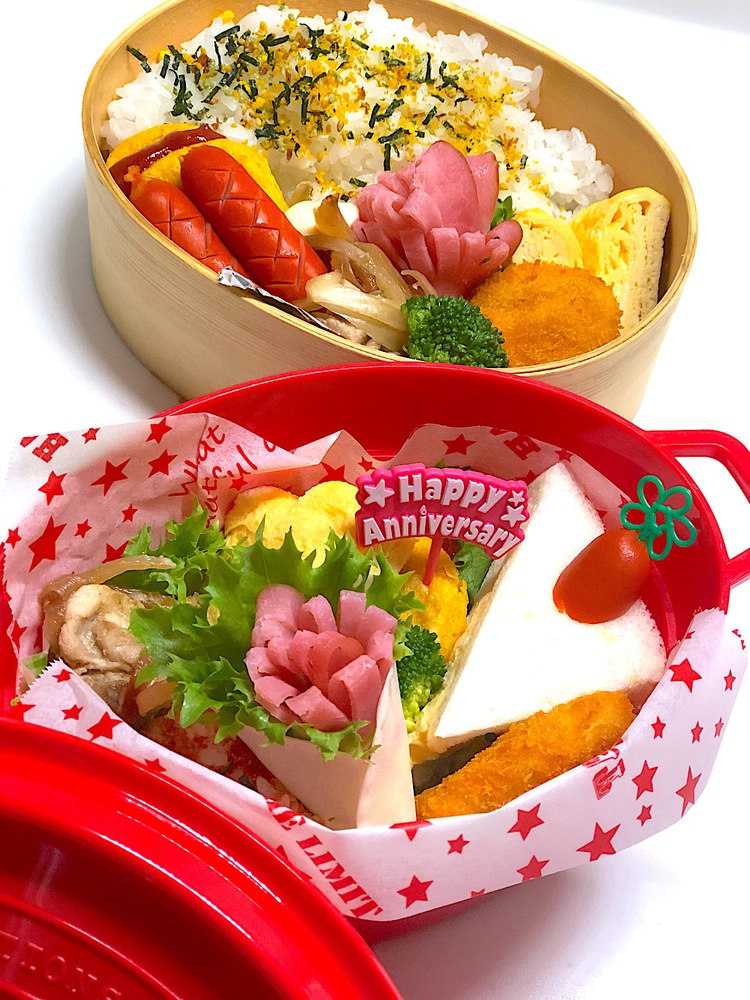 女子高生弁当 今日は17歳の誕生日なので 誕生日弁当