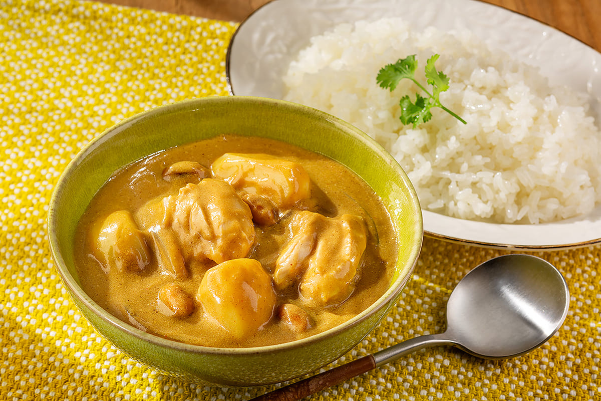 ココナッツミルクスパイスカレー 無水鍋