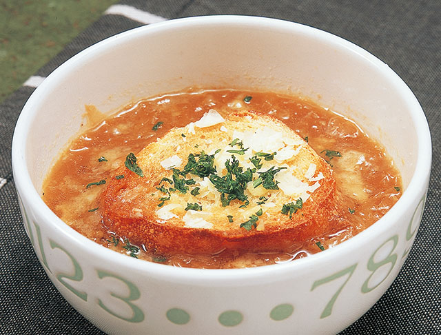 献立 №207 ビフカツ・オニオンコンソメスープほか俺でもできる簡単クッキング