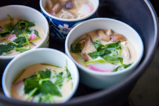 蒸し器なしで簡単！フライパンで茶碗蒸し