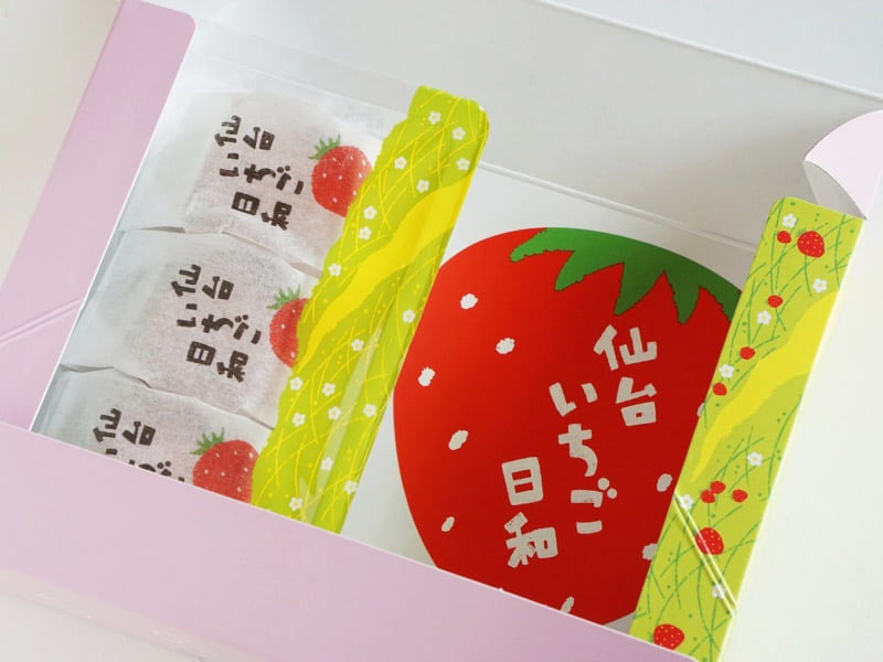 さいとう製菓の仙台いちご日和