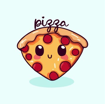 おしゃれ ピザイラスト・フリー素材なら「シンテリ」