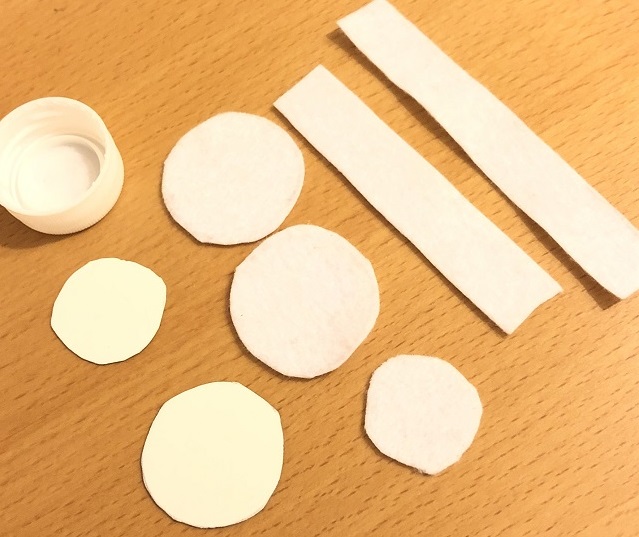 ペットボトルキャップケーキ！ 他の方の作り方を参考に作ってみました