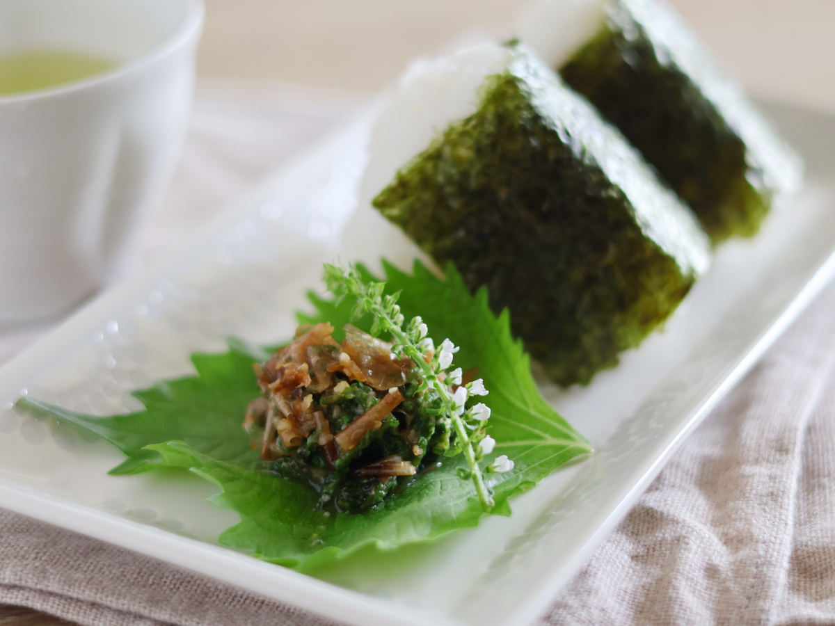 ごはんが進む！大葉の醤油漬けのレシピ えごまでもOK：白ごはん.com