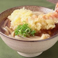 年明けうどん～えびと紅生姜のかき揚げのせ～
