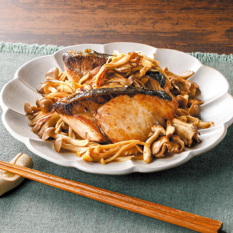 ぶりの洋風照り焼きソースソテーOlive Oil Life オリーブオイルライフ