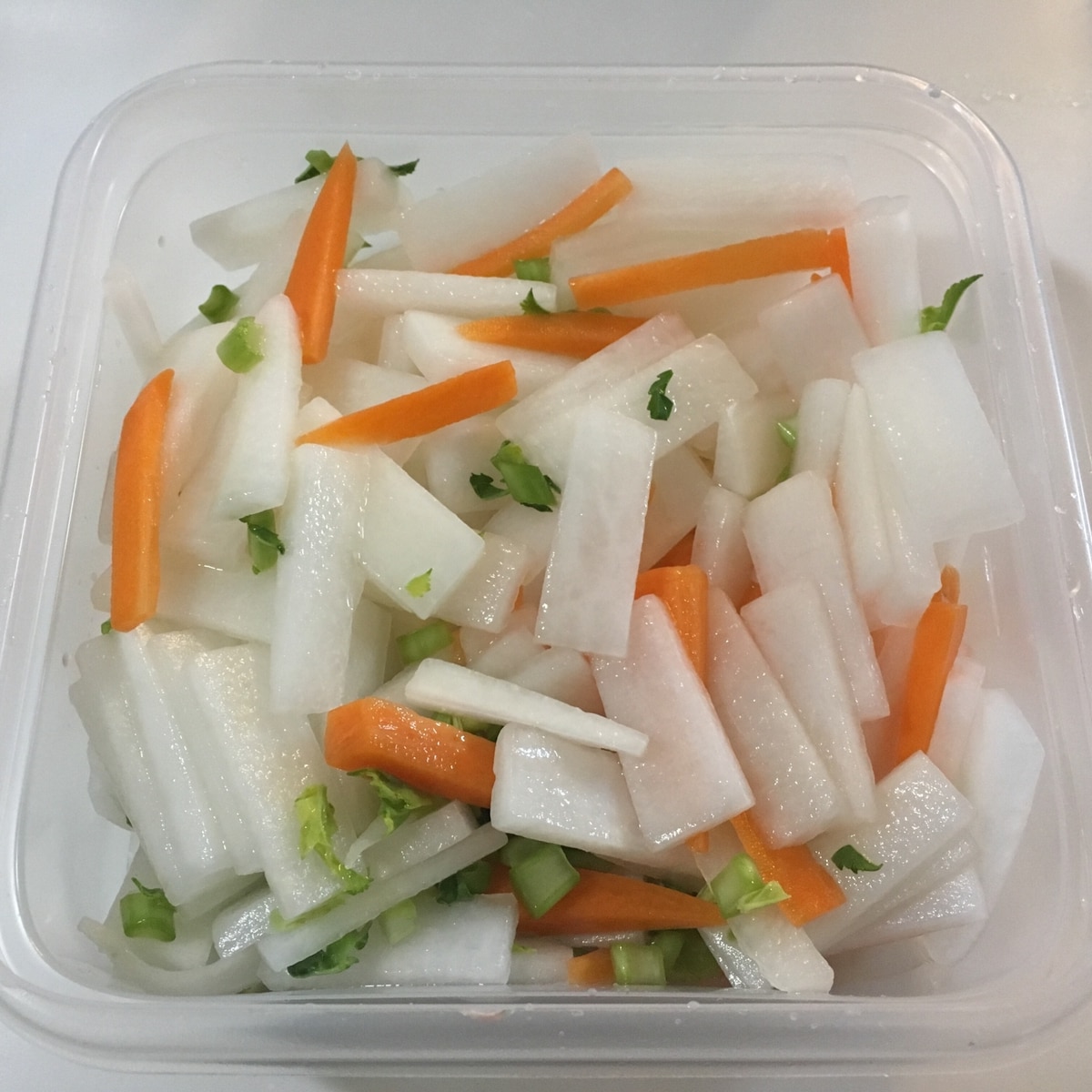 にんじんの即席甘酢漬け