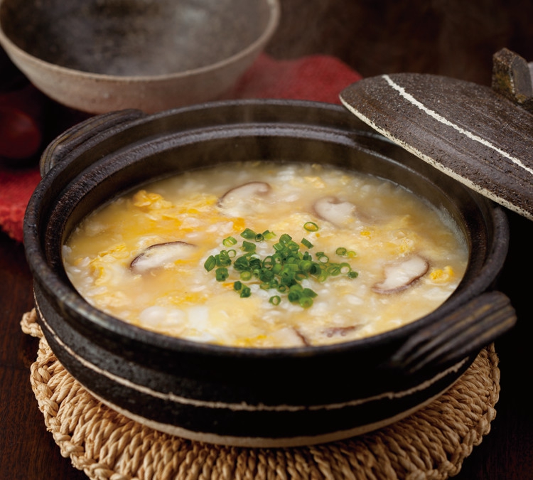 白だしで簡単♪たまご雑炊