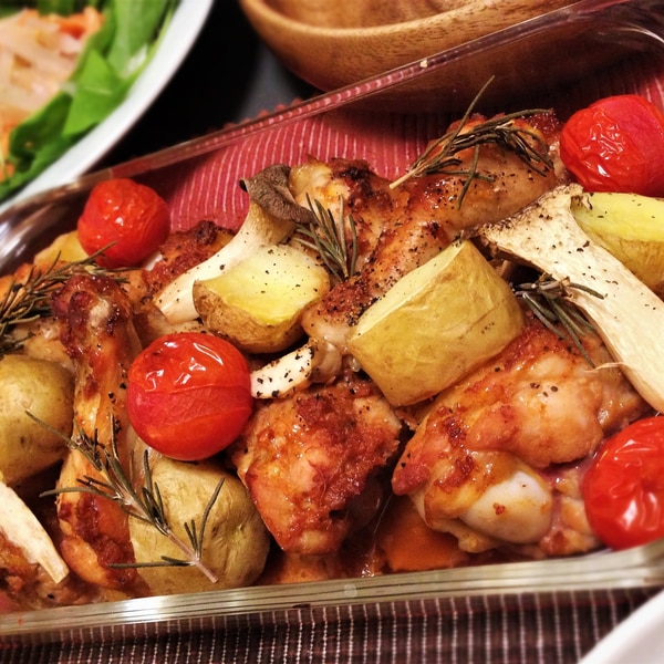 ほったらかしでOK 手羽先のオーブン焼き