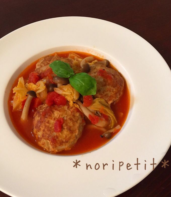 白菜たっぷり和風煮込みハンバーグ丸ごと小泉武夫 食マガジン