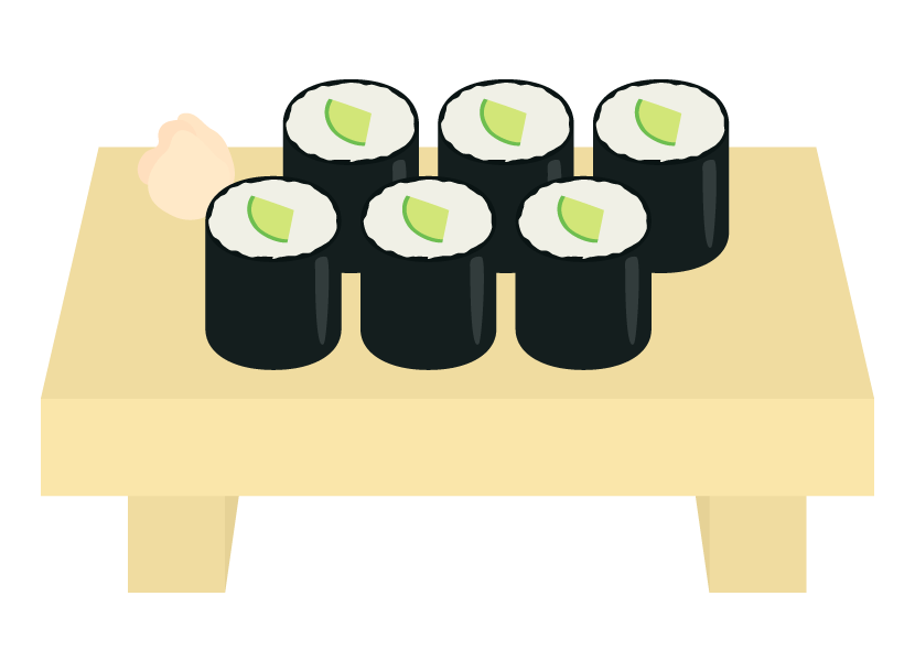 かっぱ巻き ホワイト ekot Tシャツ <イラスト：タカ 笹川ラメ子 > -現在３～５週間待ちです ekotminne byGMOペパボ国内最大級のハンドメイド・手作り通販サイト