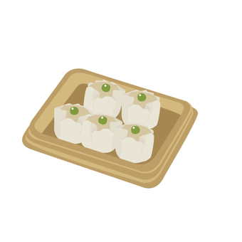 顔シュウマイ トートバッグ Mサイズ デザインTシャツ通販 Tシャツトリニティ