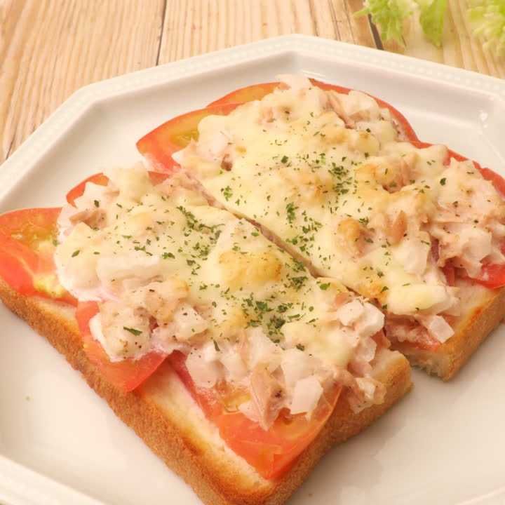 簡単☆朝ごパン☆ゆかりとツナマヨネーズ食パン