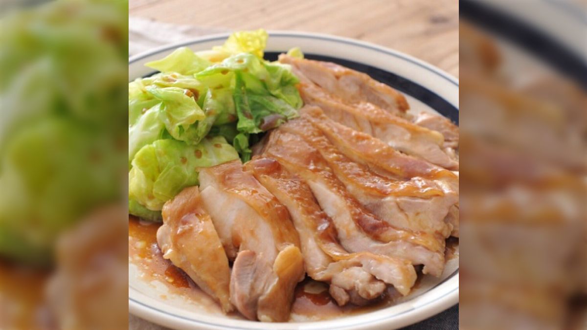 チキンの甘酢照り焼き