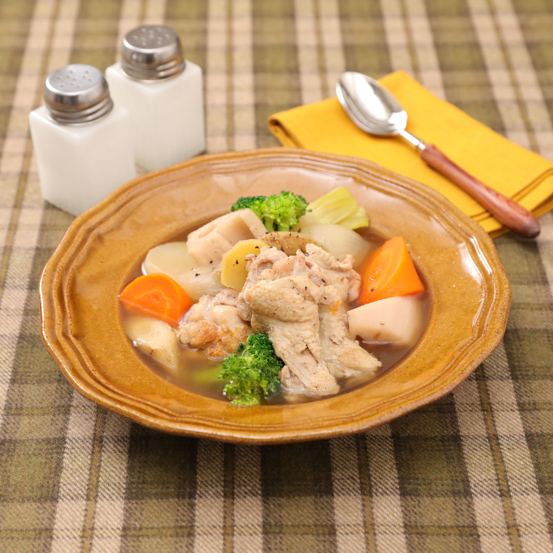 手羽もとと根菜の和風ポトフeフレンズ ぱくぱく献立くん