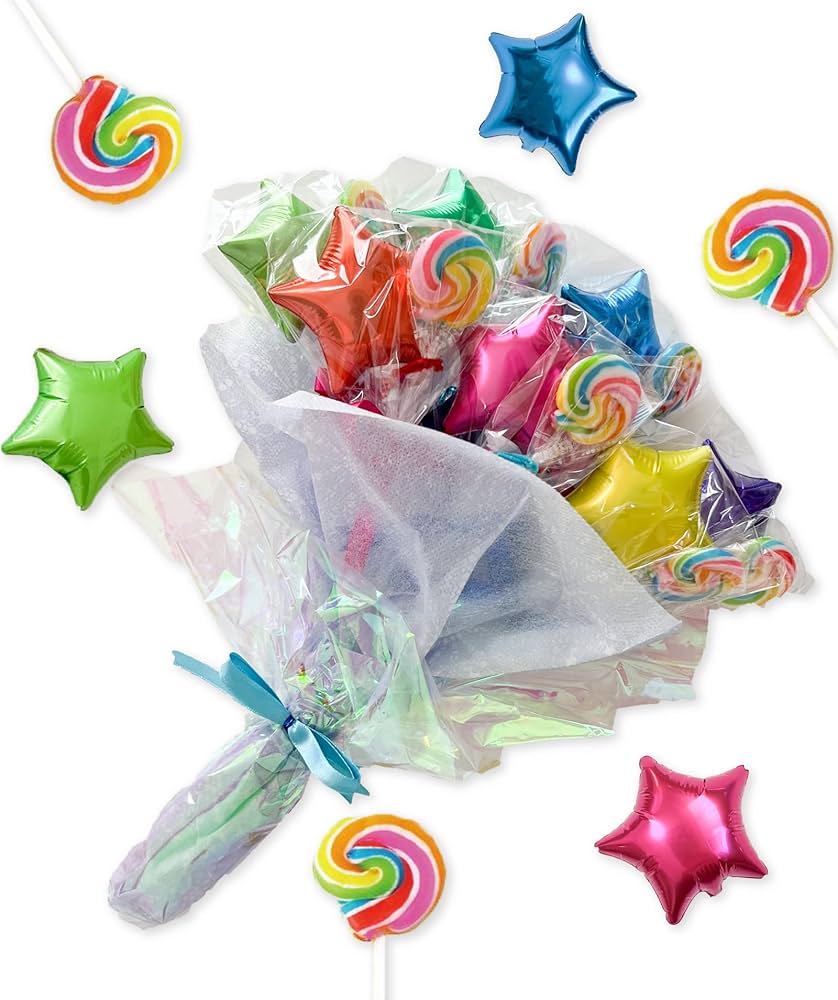 2 ミニバルーンキャンディブーケ お菓子ブーケ プチギフトYahoo!フリマ 旧PayPayフリマ