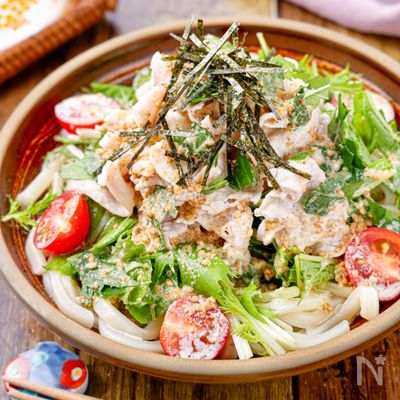 ごま油香る〜汁なし冷しゃぶうどん by まゆこ130クックパッド簡単おいしいみんなのレシピが392万品