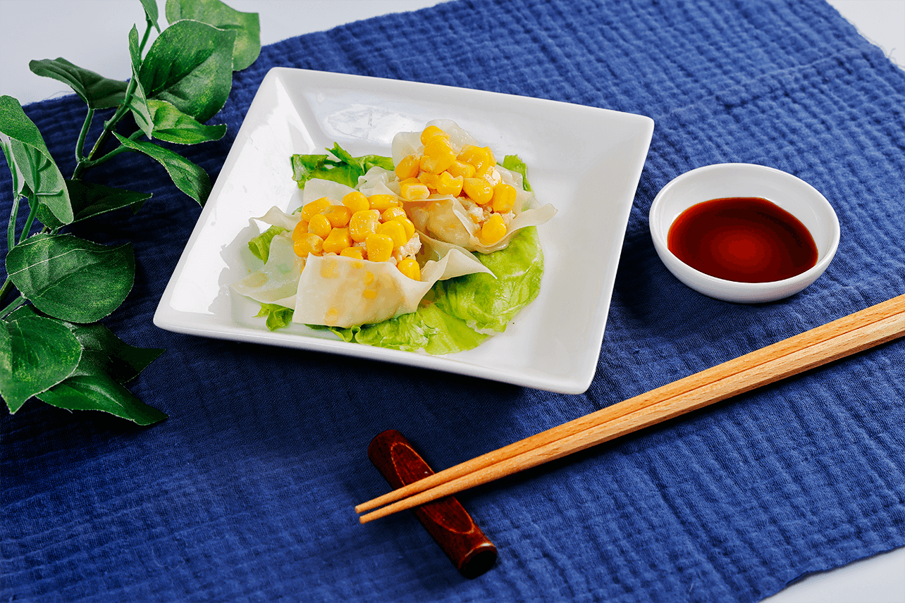 蒸し器不要！包まず簡単♡豆腐入りdeジューシー♪花シュウマイ