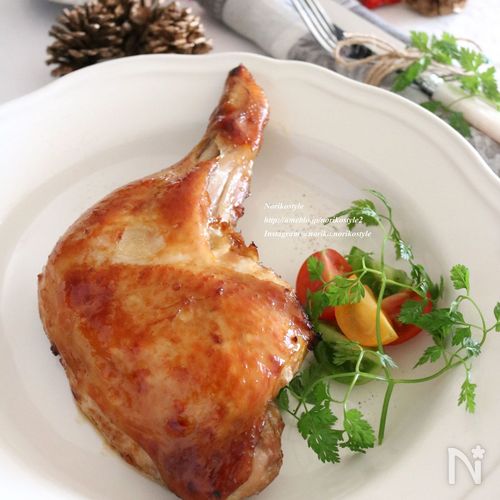 魚焼きグリルで♪クリスマスローストチキンくらすとレシピリビック・グループ