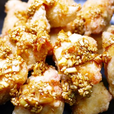 しっとりジューシー 鶏むね肉の油淋鶏