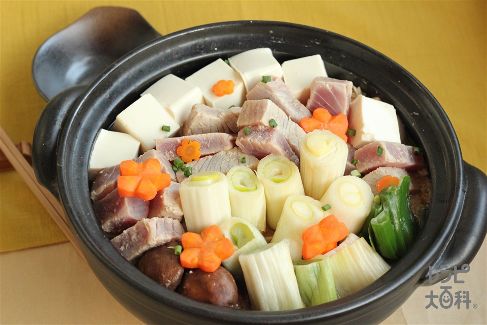 下仁田ねぎと鶏の水炊き