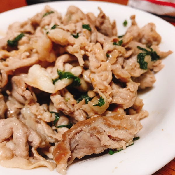 簡単＊豚こま肉で大葉チーズのくるくる巻き