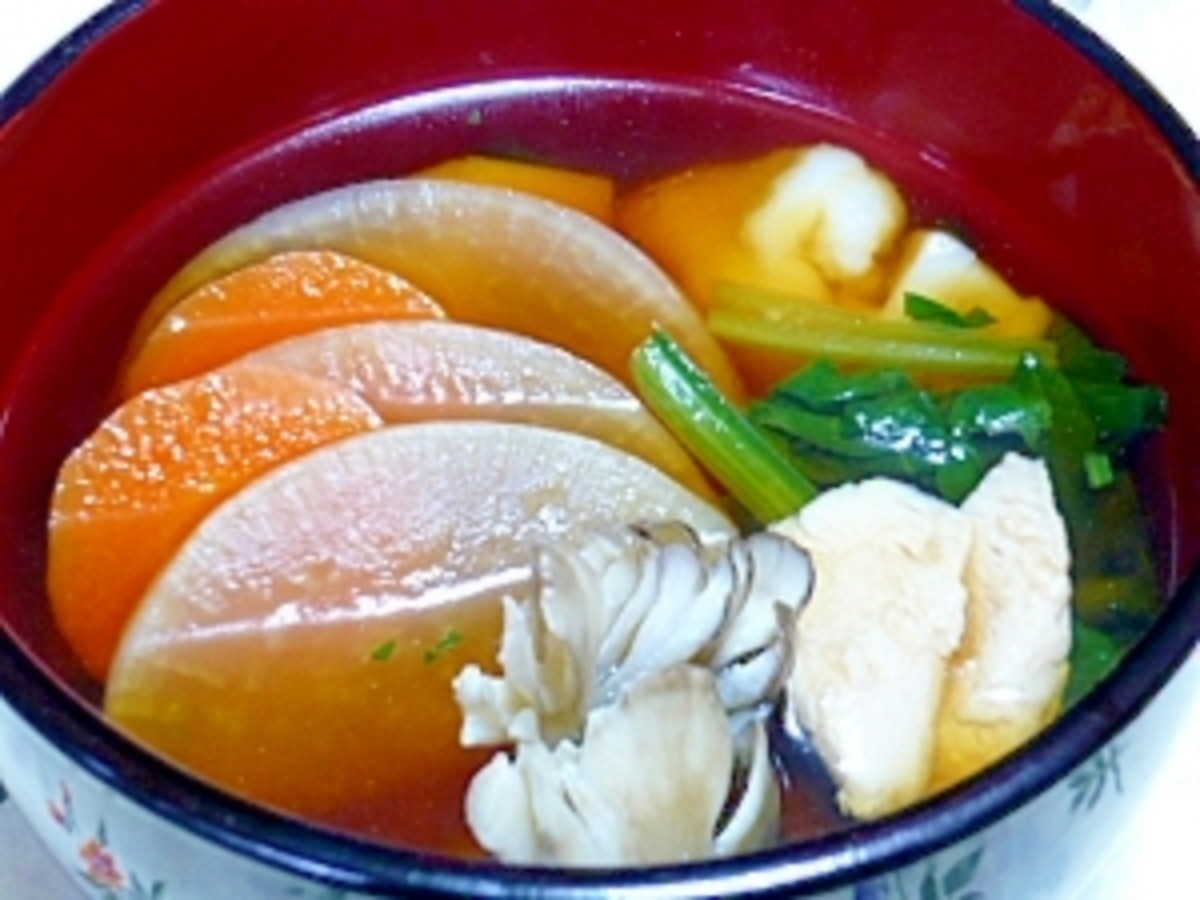 すぐ出来る！簡単お雑煮 - 口福レシピ - 東北醤油株式会社