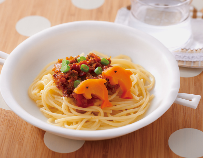 ミートソースの献立 ミートソースパスタともう一品！主菜・副菜・スープ