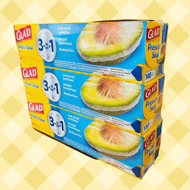 楽天市場 グラッド ストレージフードラップ 43.4m x 3本 プレスンシール コストコ 強力密封ラップ GRAD Press'n Seal 電子 レンジ安全 : 雑貨通販店ユートピア