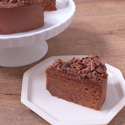ちょっと大人のクリスマスチョコケーキ