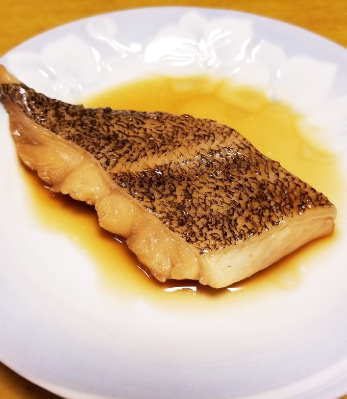 カラスガレイのふっくら煮付け