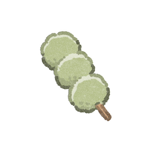 ずんだ餅イラスト素材365日