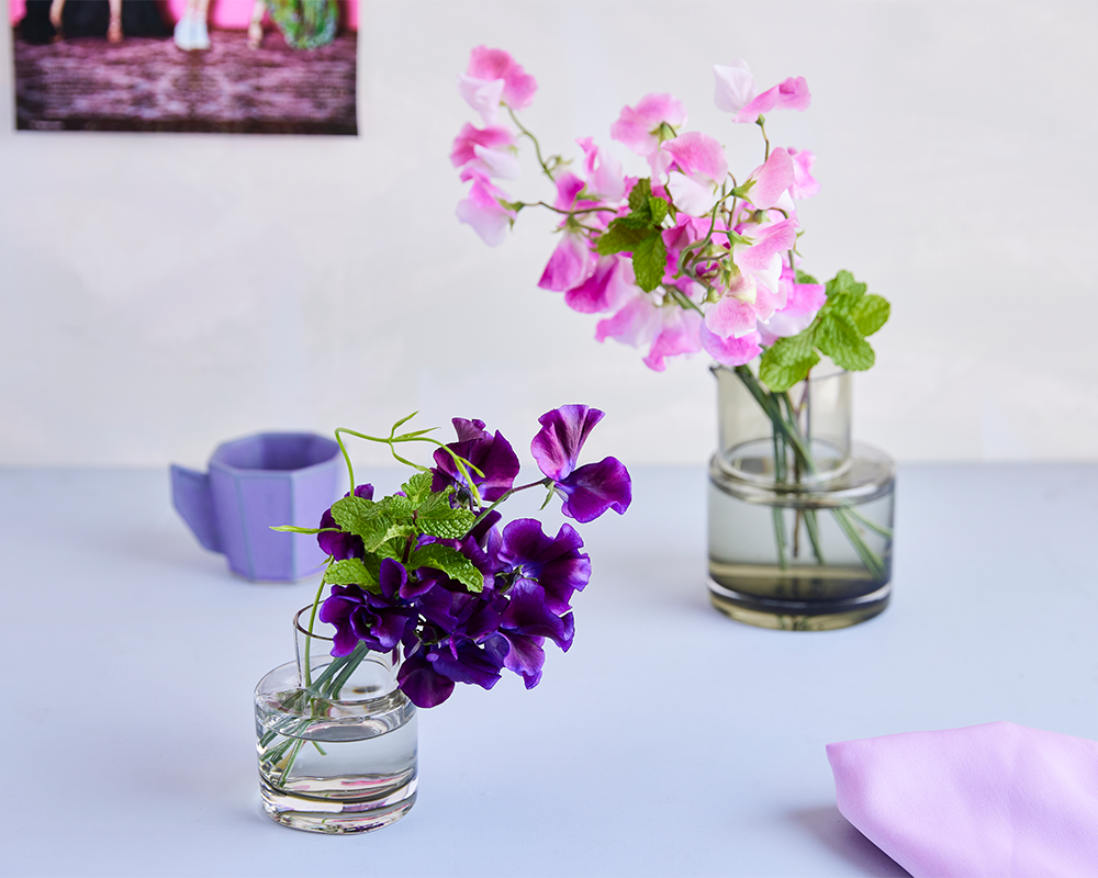 生花 スイートピー 紫絞り 50cm 宮崎県・大分県 Flower Smith Market フラワースミスマーケット