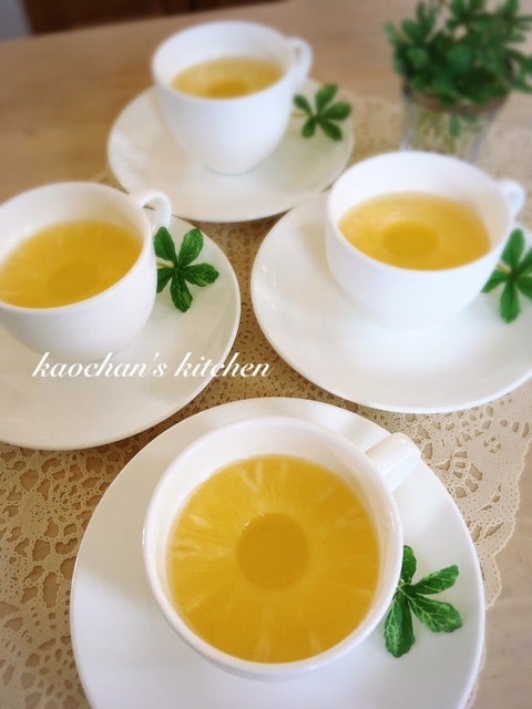 パイン缶で、パイナップルゼリー簡単お菓子とおうちごはん、日々のこと