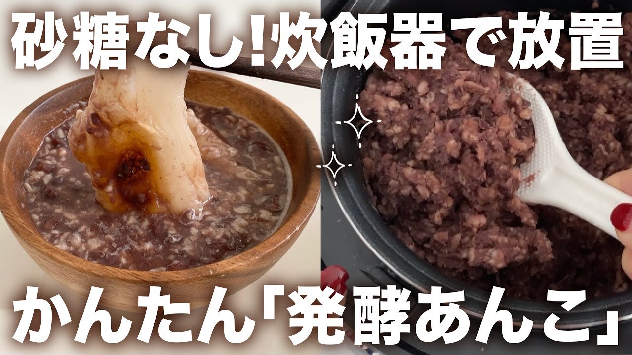 ヨーグルティアで発酵あんこを作ってみました！半世紀生きてます